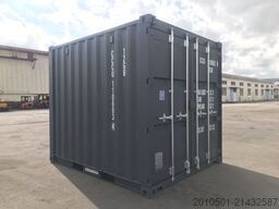 10 Fuß Seecontainer / one Way Lagercontainer / Anthrazit / Lichtgrau