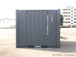 10 Fuß Seecontainer / one Way Lagercontainer / Anthrazit / Lichtgrau
