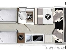 KARMANN Davis 620 Lifestyle Luftfederung Hubstützen SAT
