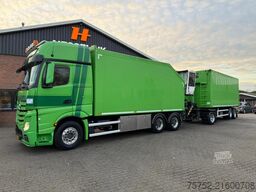 Mercedes-Benz Actros 2948 6X4 Knijpercombinatie Palfinger Eps...