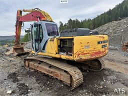 New Holland Kobelco E305B Crawler Excavator w/ Digger Bucket.