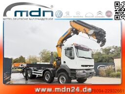 RENAULT Kerax 8x4 Abrollkipper KRAN 27m WINDE FUNK