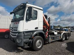 MERCEDES-BENZ Arocs 2642 6x4  KRAN Funk Abrollkipper