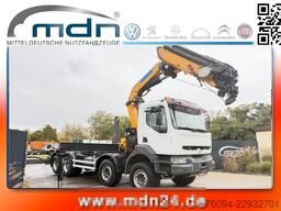 RENAULT Kerax 8x4 Abrollkipper KRAN 27m WINDE FUNK