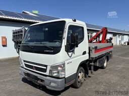 Fuso 3C13 Pritsche 2.85m Heckladekran 3xhydr. 1xmech.