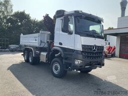 MERCEDES-BENZ AROCS 3351 AK 6X6  3-S-KIPPER BORDMATIK,  PALFINGERKRAN, NEU, MIETKAUF MGL