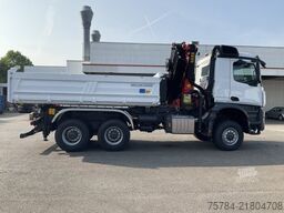 MERCEDES-BENZ AROCS 3351 AK 6X6  3-S-KIPPER BORDMATIK,  PALFINGERKRAN, NEU, MIETKAUF MGL