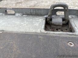 Wecon Verzinkte Plattform Zurringe+Lochleiste