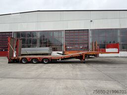 Kässbohrer LB3E  3 Achs Satteltieflader, komplett überfahrbar