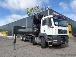 MAN TGA + HIAB 322 E-7 HIPRO + TIPPER + 8X4 + REMOTE