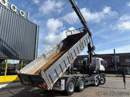 MAN TGA 35.440 + HIAB 322 E-7 HIPRO + TIPPER + 8X4 ...