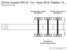 Schmitz Cargobull SKO 24 / 7cm / Vector HE19 / Palletbox / Disk b...