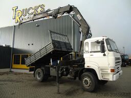 DAF 1900 + hiab 190 5x EXT + 3side tipper + 4x4 + W...