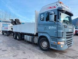 SCANIA R420 6X2 Lift/gelenkt Pritsche Kran Hiab 211-5