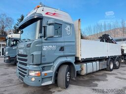 SCANIA R420 6X2 Lift/gelenkt Pritsche Kran Hiab 211-5