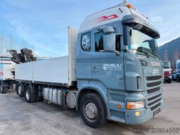 SCANIA R420 6X2 Lift/gelenkt Pritsche Kran Hiab 211-5