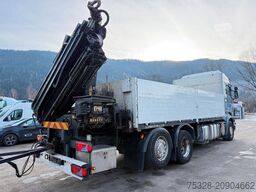 SCANIA R420 6X2 Lift/gelenkt Pritsche Kran Hiab 211-5