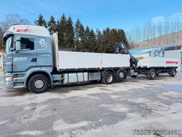 SCANIA R420 6X2 Lift/gelenkt Pritsche Kran Hiab 211-5