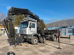 STEYR 33S41 6X6 LKW+SZM Kran HIAB 550-6 + 4 Jib