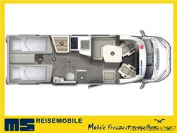 EURAMOBIL PROFILA T 720 EB /-2026-/ EINZELBETTEN & RAUMBAD