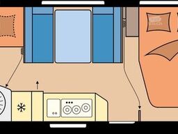 HOBBY 545 KMF Excellent Edition, Alde Heizung, 3.Etage