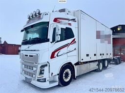 Volvo FH750 6x2 Box Truck with Full Side Opening and Ref