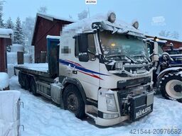 Volvo FM500 snow plough equipped tridem hook truck