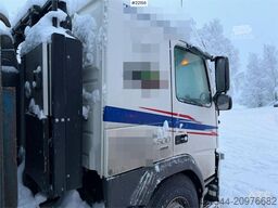 Volvo FM500 snow plough equipped tridem hook truck