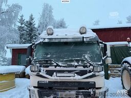 Volvo FM500 snow plough equipped tridem hook truck