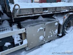 Volvo FM500 snow plough equipped tridem hook truck