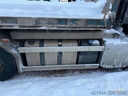 Volvo FM500 snow plough equipped tridem hook truck