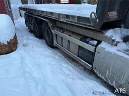 Volvo FM500 snow plough equipped tridem hook truck