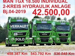 MAN TGX 18.500 INDIVIDUAL SCHUB- UND KIPPHYDRAULIK