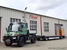 Fliegl Tiefladeanhänger mit gerader Plattform