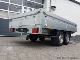 Neptun 2000kg Tandem Pritsche 320x168x40cm Stahlwände direkt und günstig