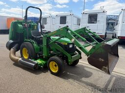 John Deere 4100 Allrad Frontlader Mähwerk Sammler