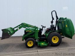 John Deere 4100 Allrad Frontlader Mähwerk Sammler