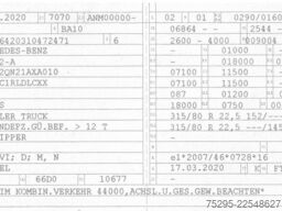 Mercedes-Benz Arocs 1840 Meiller Kipper ALCOA AHK Hydraulik