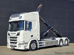 Scania R580 V8 6x2 / HOOKLIFT / HAAKARM / ABROLKIPPER
