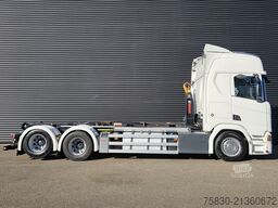 Scania R580 V8 6x2 / HOOKLIFT / HAAKARM / ABROLKIPPER