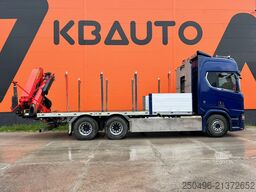 Scania R 650 6x4 RETARDER / PLATFORM L=6800 mm