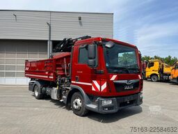 MAN TG-L 8.190.4x2 BL 2-Achs Kipper Kran Hiab 078+Gr