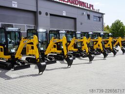 JCB 16 C-1 mini crawler excavator / joystick