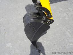 JCB 16 C-1 mini crawler excavator / joystick