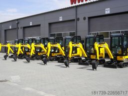 JCB 16 C-1 mini crawler excavator / joystick