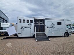 Scania P94 Roelofsen 5paards paardenvrachtwagen met li...