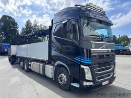 VOLVO FH 500 Baustoff LKW Mit Hiap Ladekran 177K