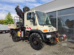 MERCEDES-BENZ U 400 Kran Hiab 166-5 Funk Seilwinde LOF Zul.