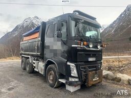 Volvo FH540 plow rigged 6x4 tipper truck w/ planer blade