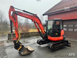 Kubota KX057-4 tracked excavator w/ tiltrotator – 3 bucke